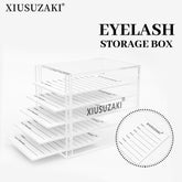 XIUSUZAKI False Eyelashes Storage Box 5 Layers Acrylic Pallet Lash Holder Display Stand Tools